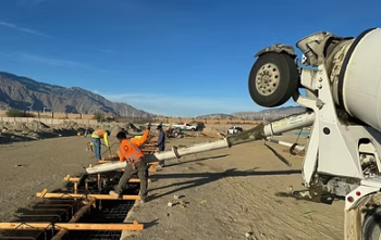 Tilt-up construction project